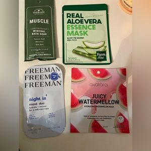 Face masks and bath salts